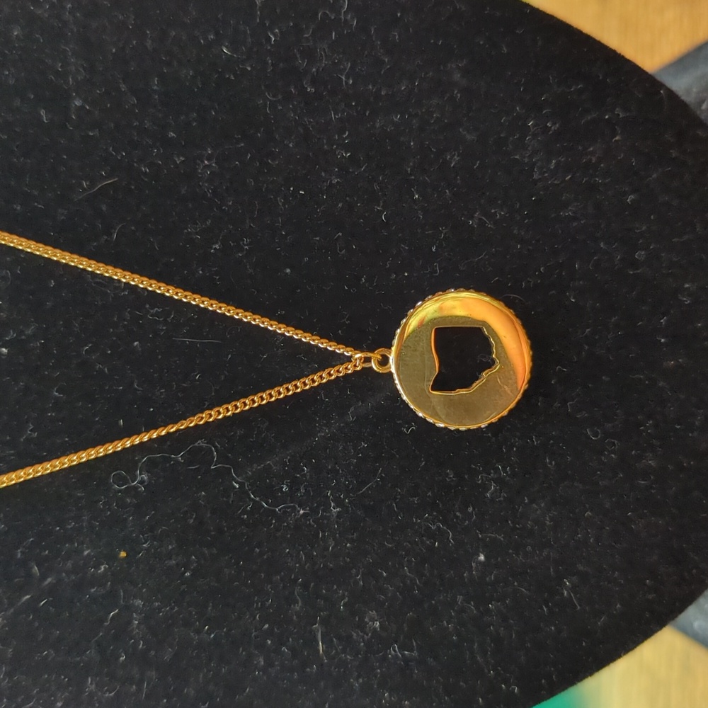 NWOT (#321) Kate Spade State of Mind Ohio pendant & necklace